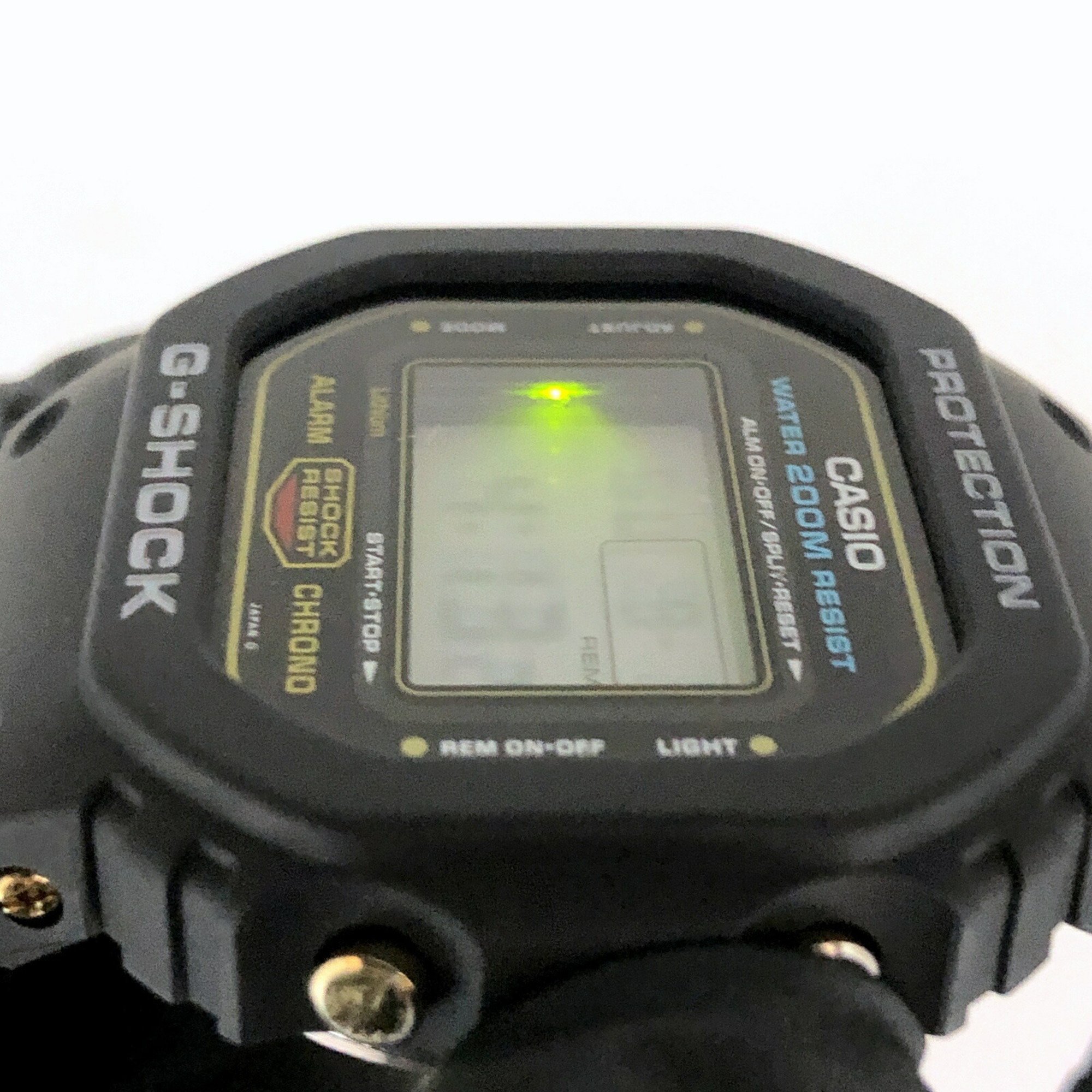 G-SHOCK CASIO Watch DW-5600C-9V M901 Officially restored product Overseas 200M Speed model Gold Ver. Green miniature bulb Released June 1987 SPEED Mikunigaoka store ITSLMP88I6F0