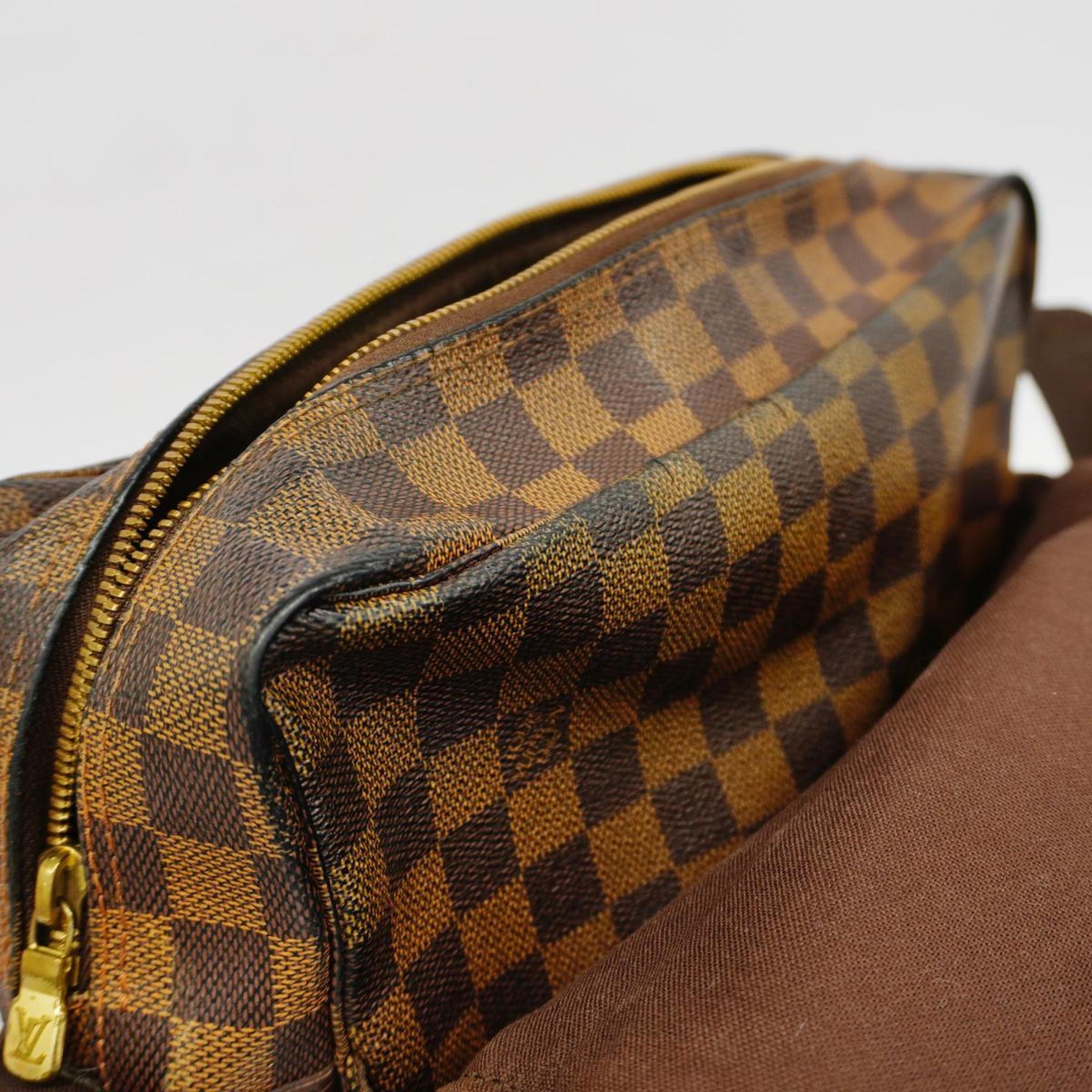 Louis Vuitton Shoulder Bag Damier Naviglio N45255 Ebene Ladies