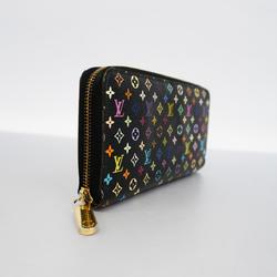 Louis Vuitton Long Wallet Monogram Multicolor Zippy M60275 Violet Men's Women's