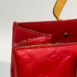 Louis Vuitton Tote Bag Vernis Reed MM M91086 Rouge Ladies