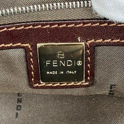 Fendi handbag Zucca nylon canvas khaki ladies