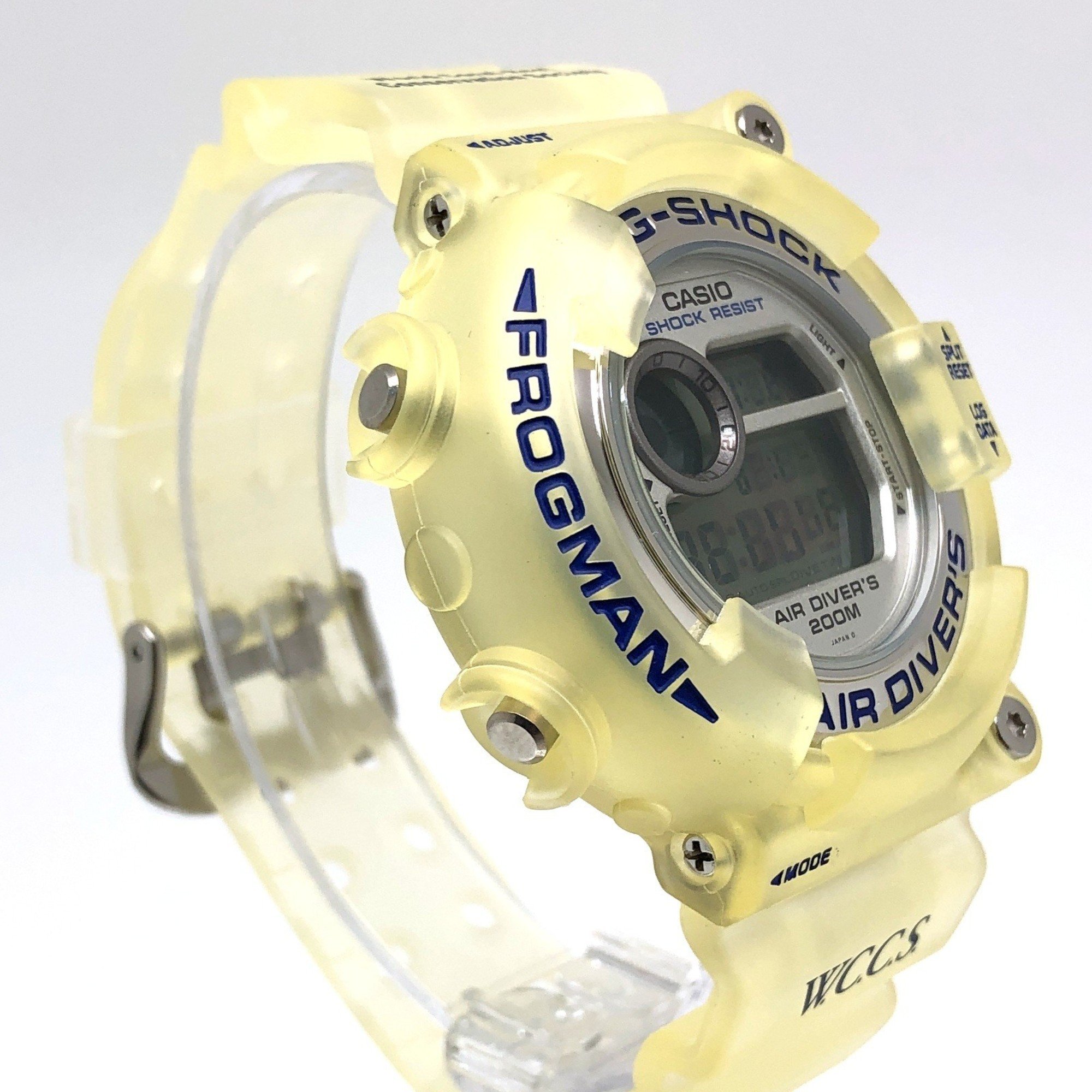 G-SHOCK CASIO Watch DW-8250WC-7BT FROGMAN First Generation WCCS White Skeleton Manta EL World Coral Reef Conservation Society Mikunigaoka Store ITVSS0BCO74G