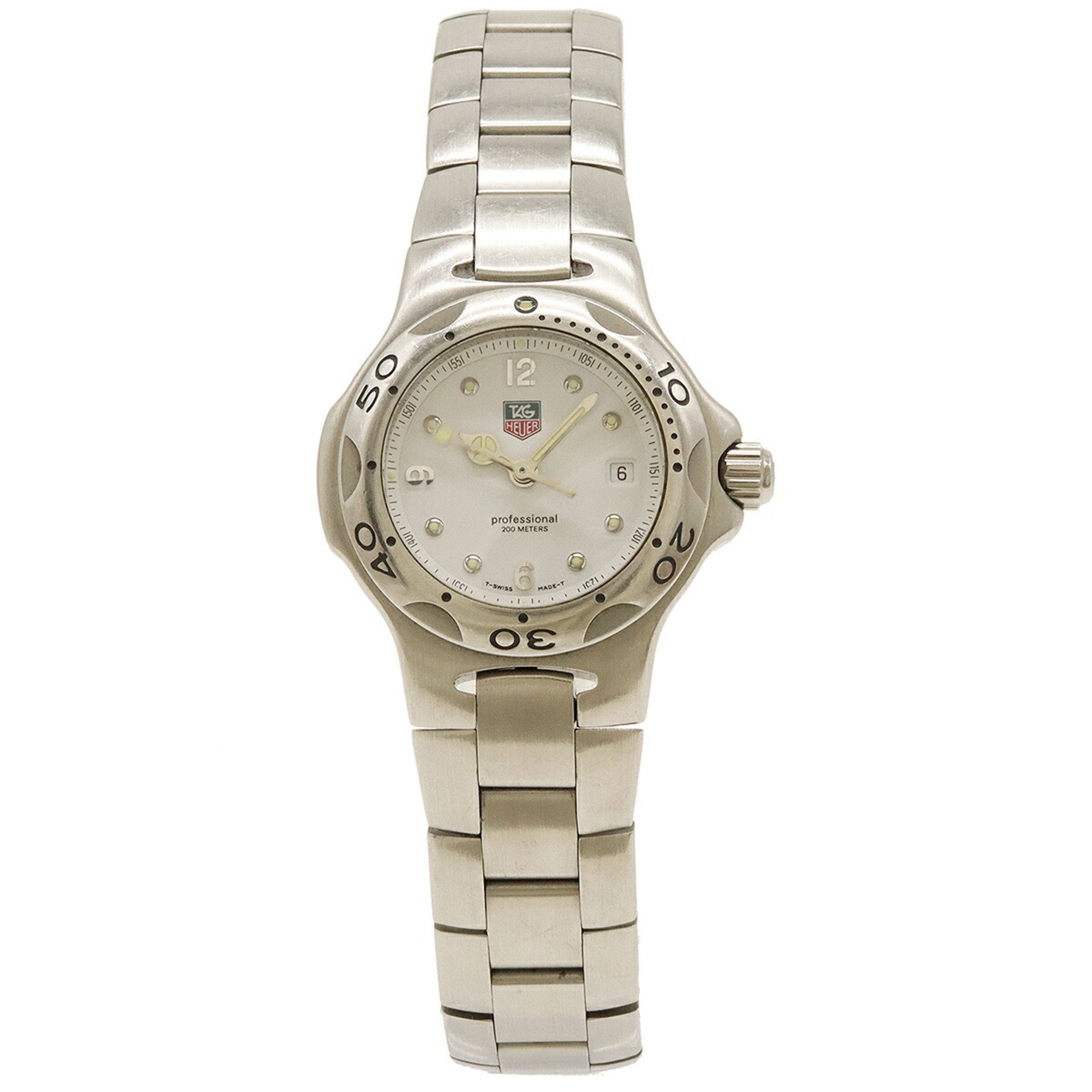 TAG Heuer Kirium Date White Dial Stainless Steel Ladies Quartz Watch WL1310