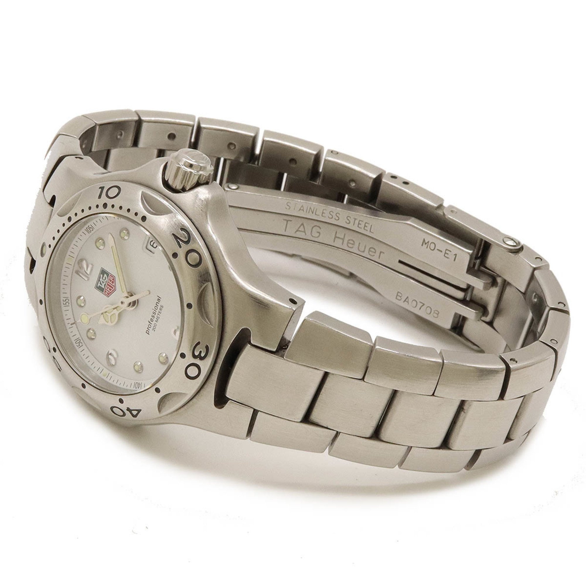 TAG Heuer Kirium Date White Dial Stainless Steel Ladies Quartz Watch WL1310