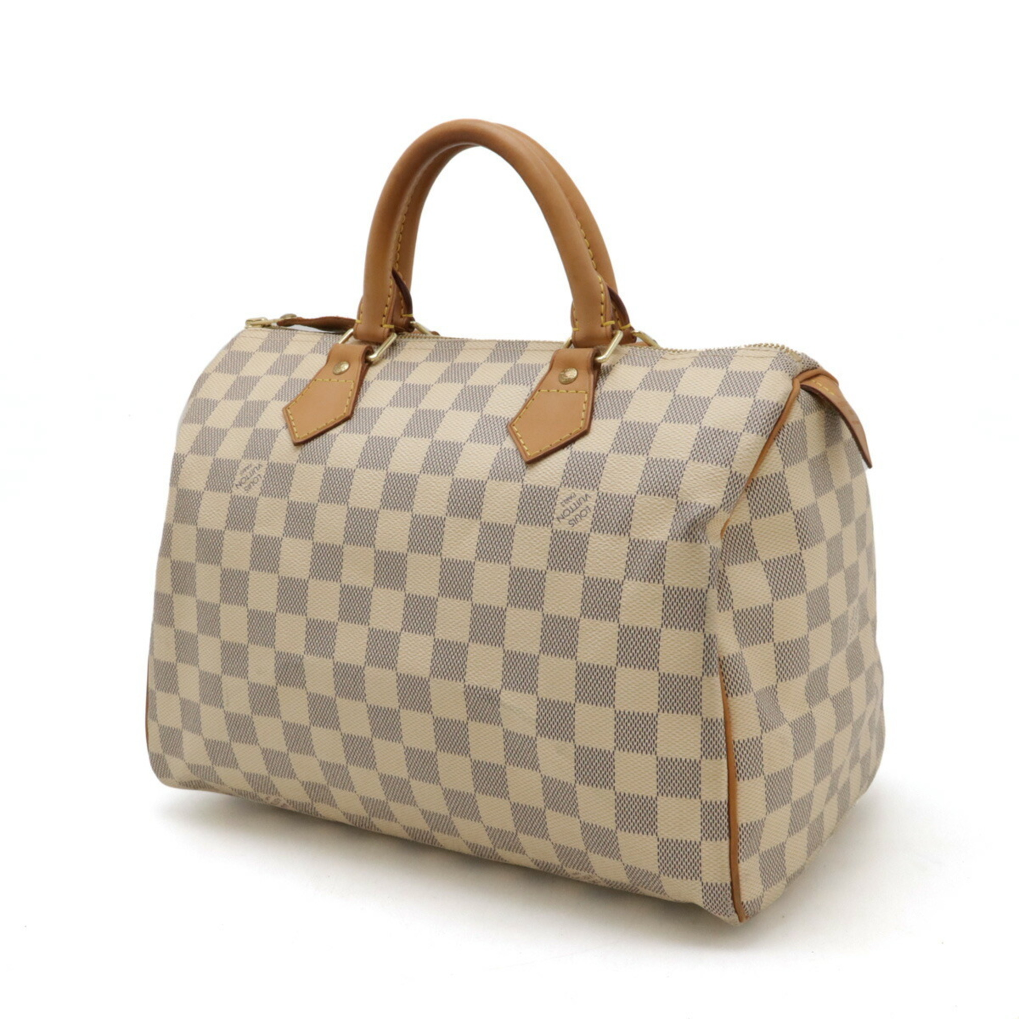 LOUIS VUITTON Damier Azur Speedy 30 Handbag Boston Bag N41533