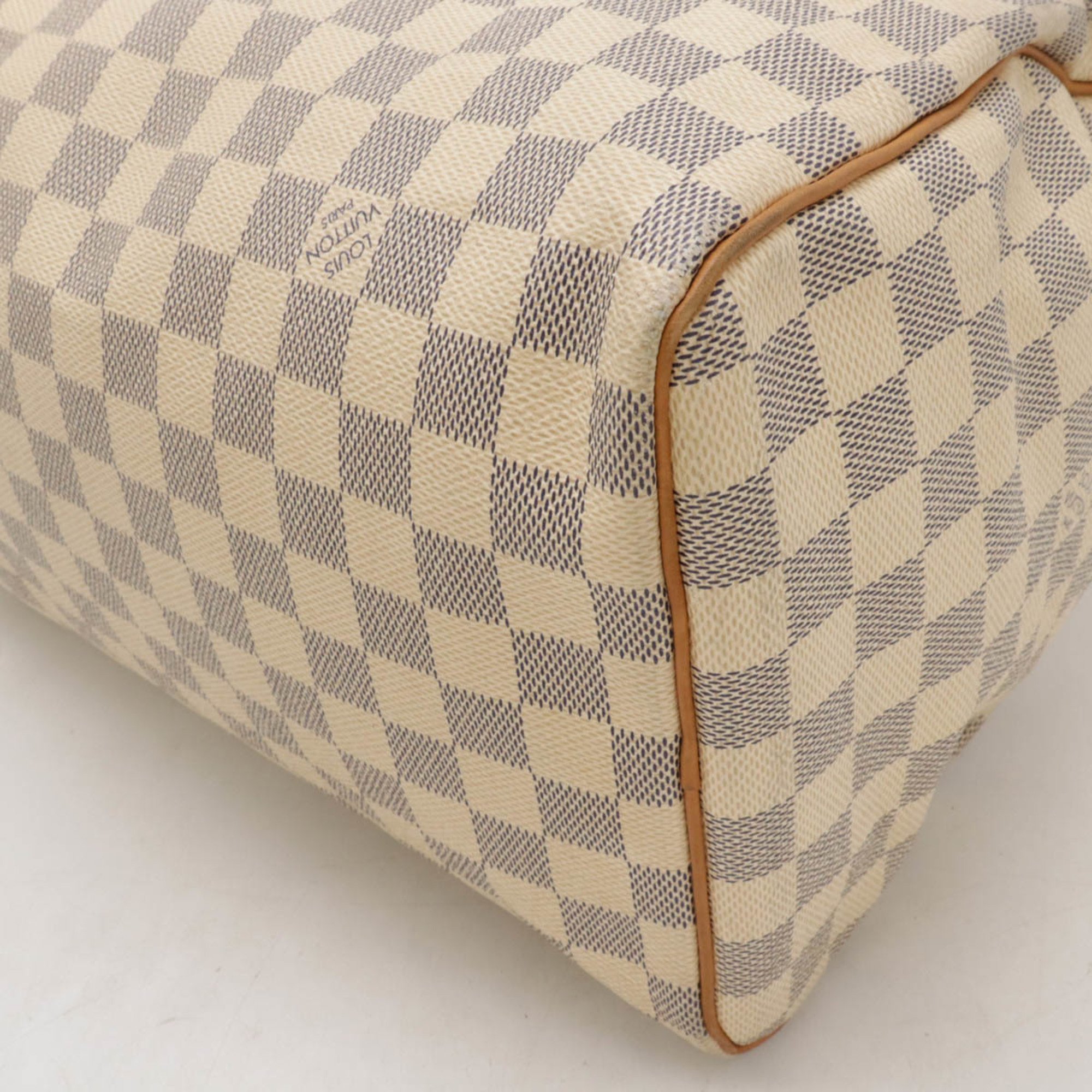 LOUIS VUITTON Damier Azur Speedy 30 Handbag Boston Bag N41533