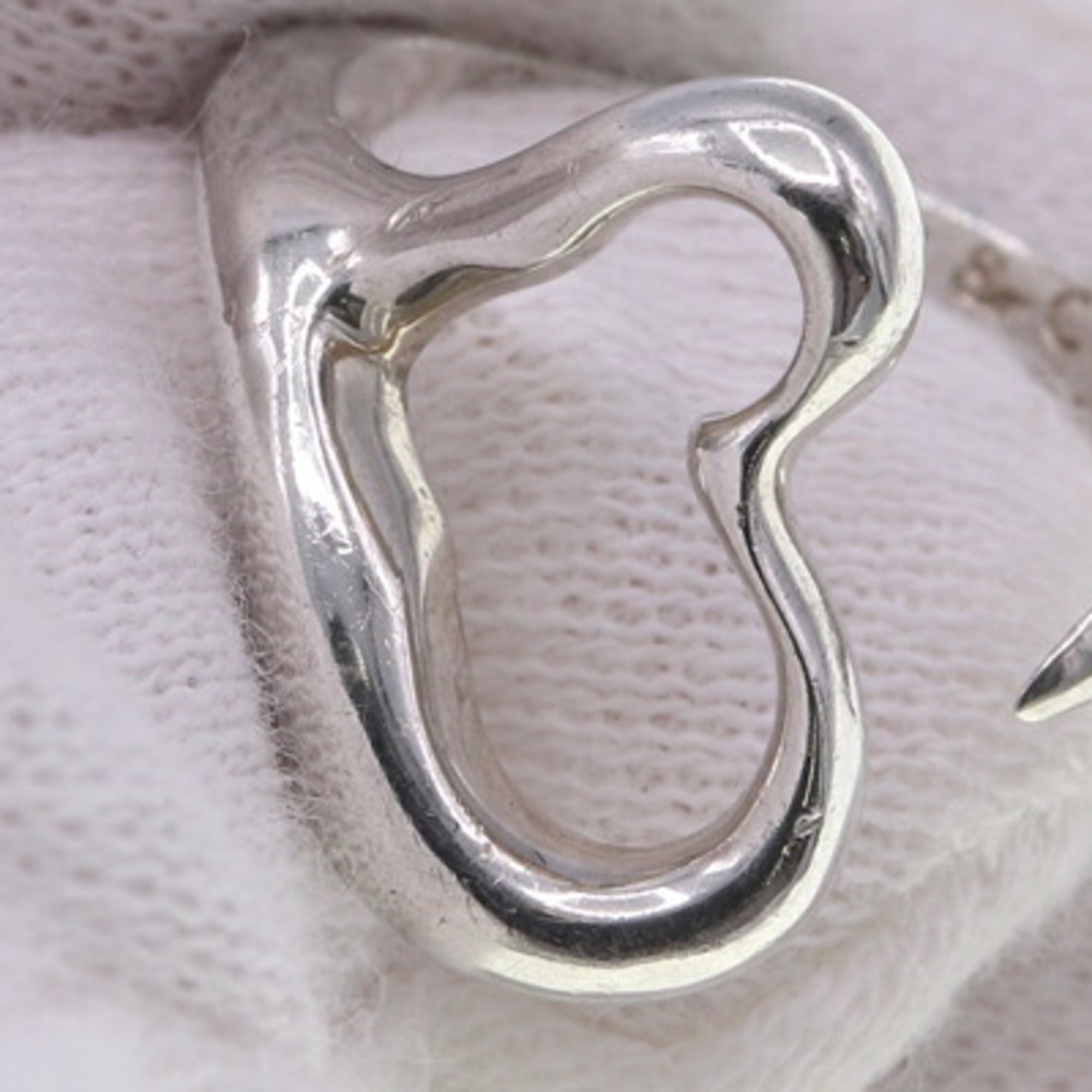 Tiffany Ring Elsa Peretti Heart SV Sterling Silver 925 for Women TIFFANY&CO