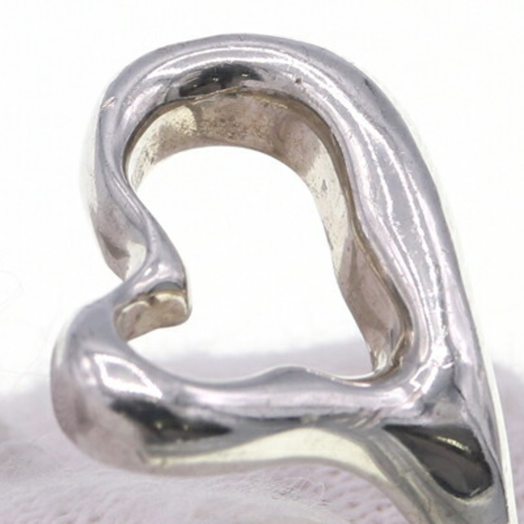 Tiffany Ring Elsa Peretti Heart SV Sterling Silver 925 for Women TIFFANY&CO