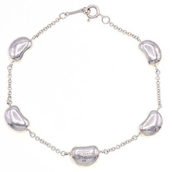 Tiffany Bracelet Elsa Peretti Bean 5 Motif SV Sterling Silver 925 Bangle Women's TIFFANY & CO