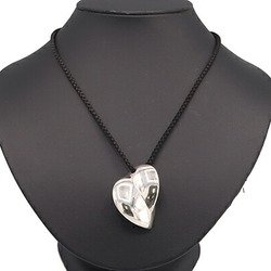 Tiffany Necklace Frank Gehleen Leaf Heart SV Sterling Silver 925 Choker Pendant Women's TIFFANY & CO