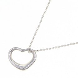 Tiffany Necklace Elsa Peretti Heart SV Sterling Silver 925 Pendant Choker Women's TIFFANY & CO