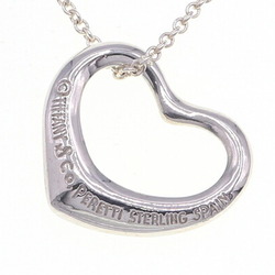 Tiffany Necklace Elsa Peretti Heart SV Sterling Silver 925 Pendant Choker Women's TIFFANY & CO