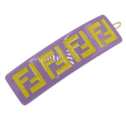 Fendi Hair Clip JFP402 Purple Yellow 100% Acetate Kids Barrette FENDI KIDS