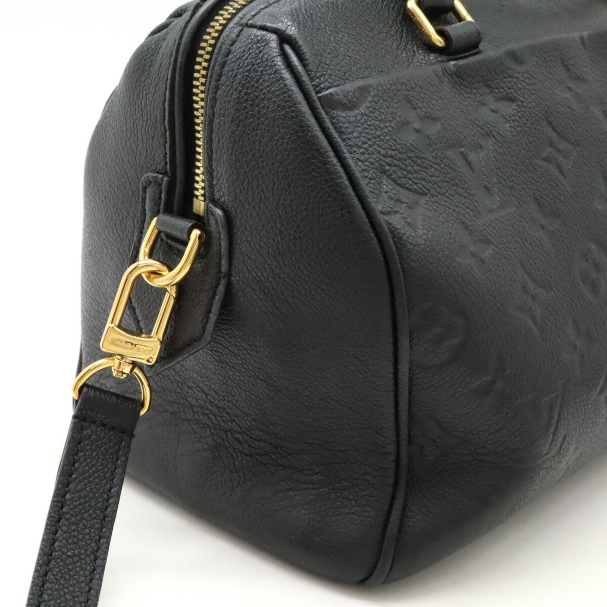 LOUIS VUITTON Louis Vuitton Monogram Empreinte Speedy Bandouliere 25 NM Handbag Shoulder Bag Noir M42401