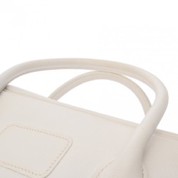 HERMES Eiffel White C Stamp (around 1999) Unisex Vogue Laine Bag