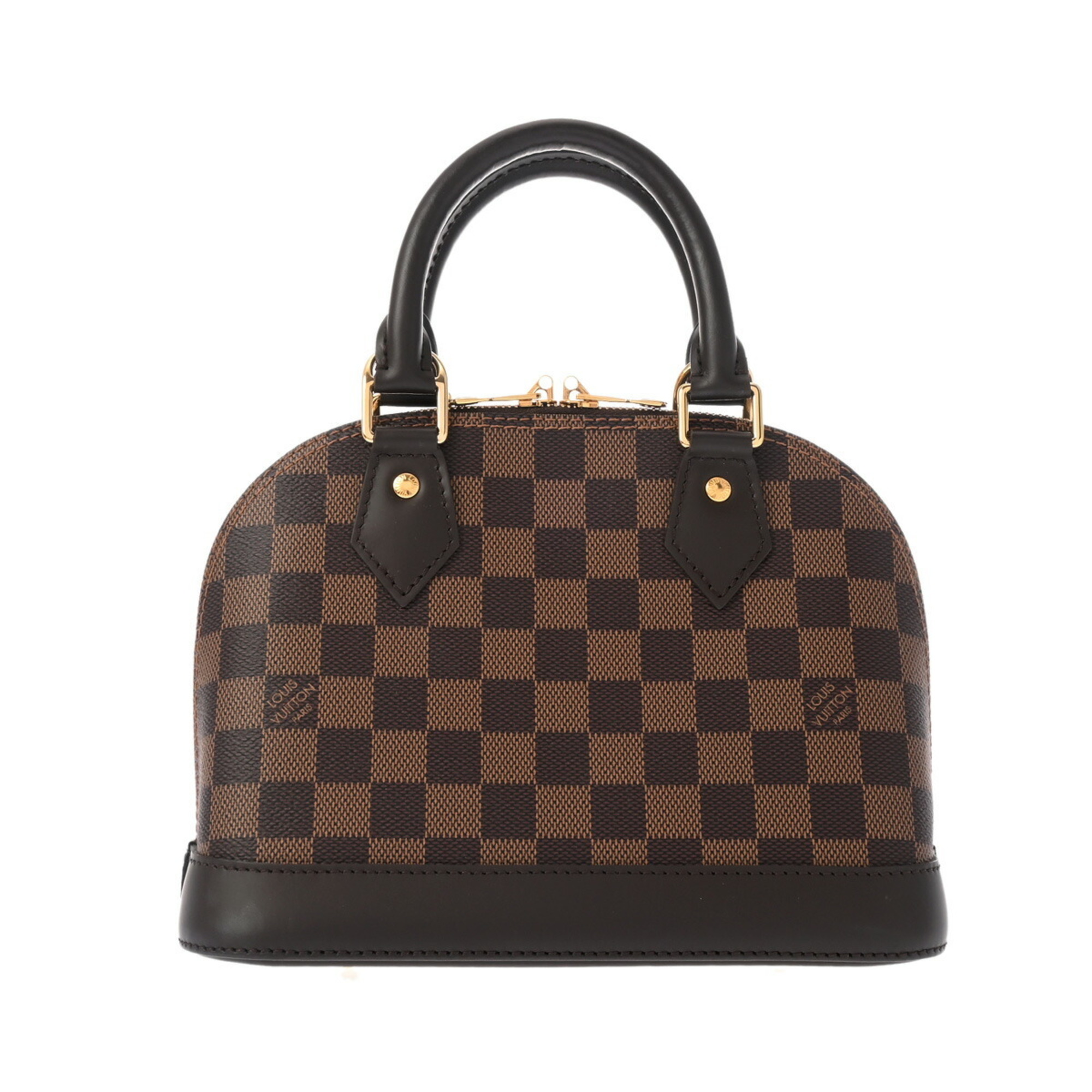 LOUIS VUITTON Damier Alma BB Brown N41221 Women's Canvas Handbag