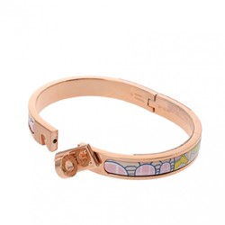 HERMES Click Kelly Faubourg City Confetti Pink Gold/Multicolor Women's Gold GP/Enamel Bracelet