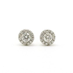 TIFFANY&Co. Tiffany Solest Earrings Pt950 Platinum Diamond