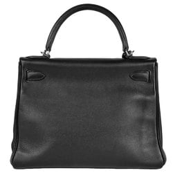 Hermes Kelly 28 Handbag Swift J Stamp (manufactured in 2006) Black