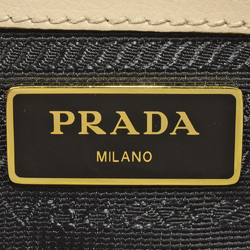 PRADA shoulder bag in calf leather 1BH089 beige