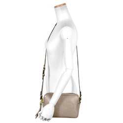 PRADA shoulder bag in calf leather 1BH089 beige