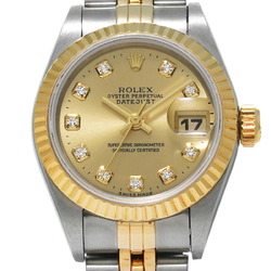 ROLEX Rolex Datejust 10P Diamond 69173G Ladies Watch Automatic