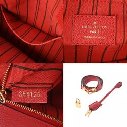 LOUIS VUITTON Louis Vuitton Monogram Empreinte Spontini Cerise M42820 Women's Leather Shoulder Bag