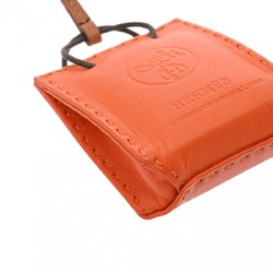 HERMES Hermes Sac Orange Bag Charm Y Stamp (around 2020) Unisex Agnès Milo