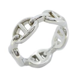 Hermes Ring Chaine d'Ancre Anchainé 925 Silver Men's