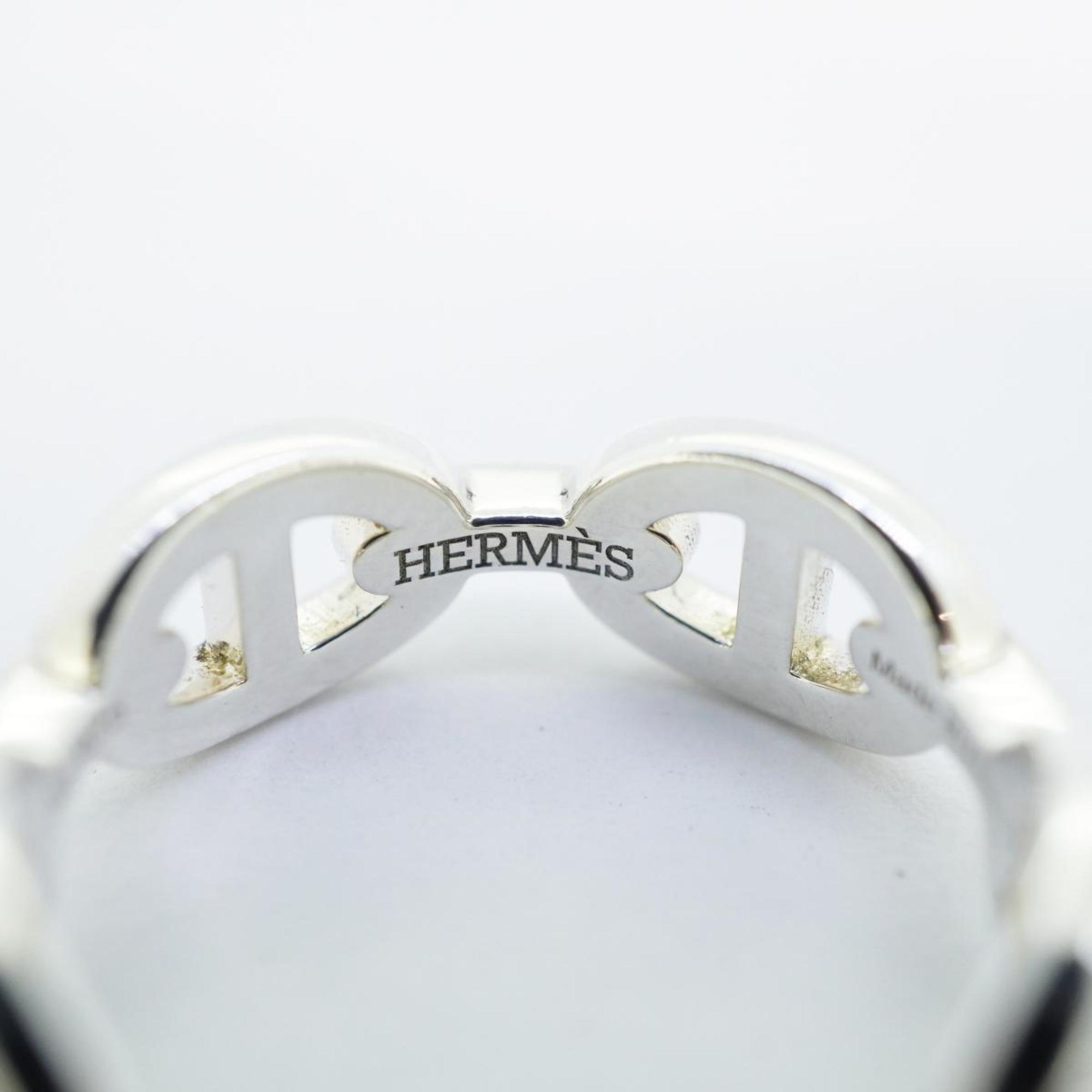 Hermes Ring Chaine d'Ancre Anchainé 925 Silver Men's