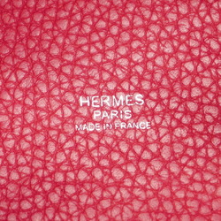 Hermes handbag Picotin Lock Eclat PM Y stamp Taurillon Clemence Rouge Cou ladies