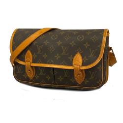 Louis Vuitton Shoulder Bag Monogram Gibessier MM M42247 Brown Women's