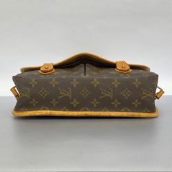 Louis Vuitton Shoulder Bag Monogram Gibessier MM M42247 Brown Women's