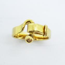 Tiffany Ring Hook & Eye K18YG Yellow Gold Women's