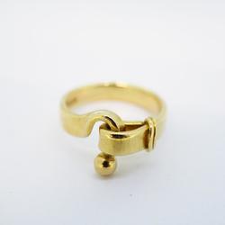 Tiffany Ring Hook & Eye K18YG Yellow Gold Women's