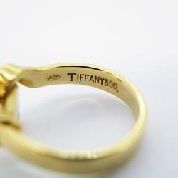 Tiffany Ring Hook & Eye K18YG Yellow Gold Women's