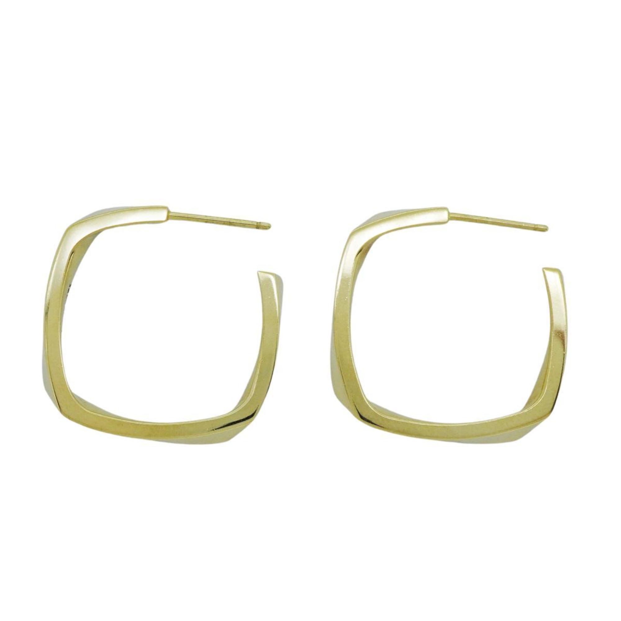 Tiffany earrings torque K18YG yellow gold ladies