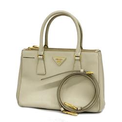 Prada handbag in saffiano leather beige for women