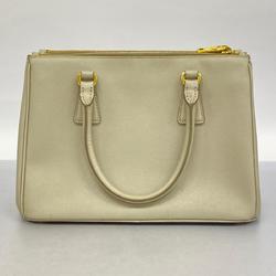 Prada handbag in saffiano leather beige for women