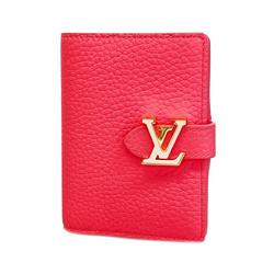 Louis Vuitton Wallet Taurillon LV Vertical CP M82461 Pink Women's