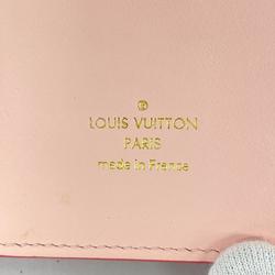 Louis Vuitton Wallet Taurillon LV Vertical CP M82461 Pink Women's