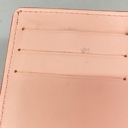 Louis Vuitton Wallet Taurillon LV Vertical CP M82461 Pink Women's