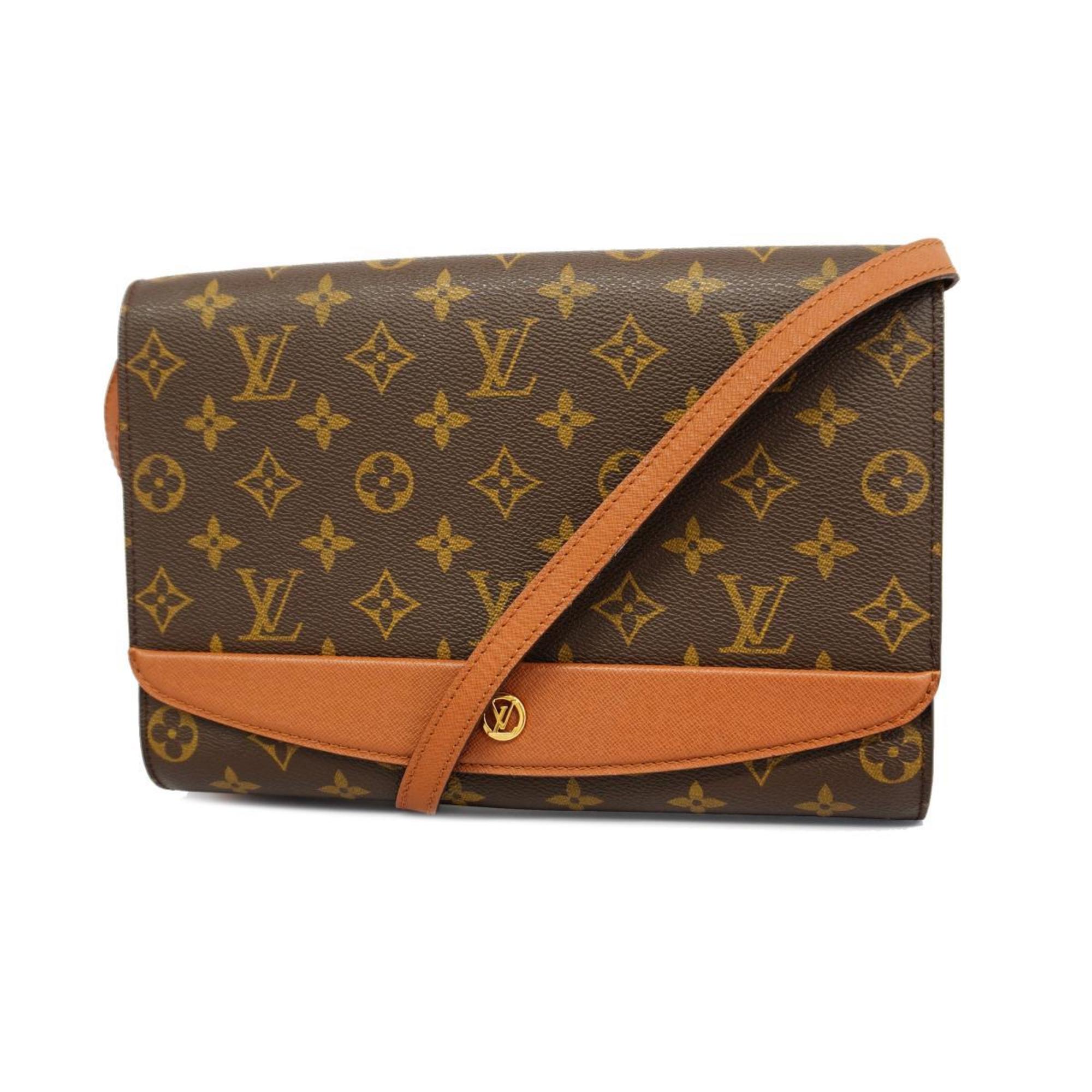 Louis Vuitton Shoulder Bag Monogram Bordeaux M51797 Brown Women's