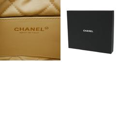 CHANEL Chanel 22 Chain Shoulder White AS3980 Women's Shiny Calfskin Bag