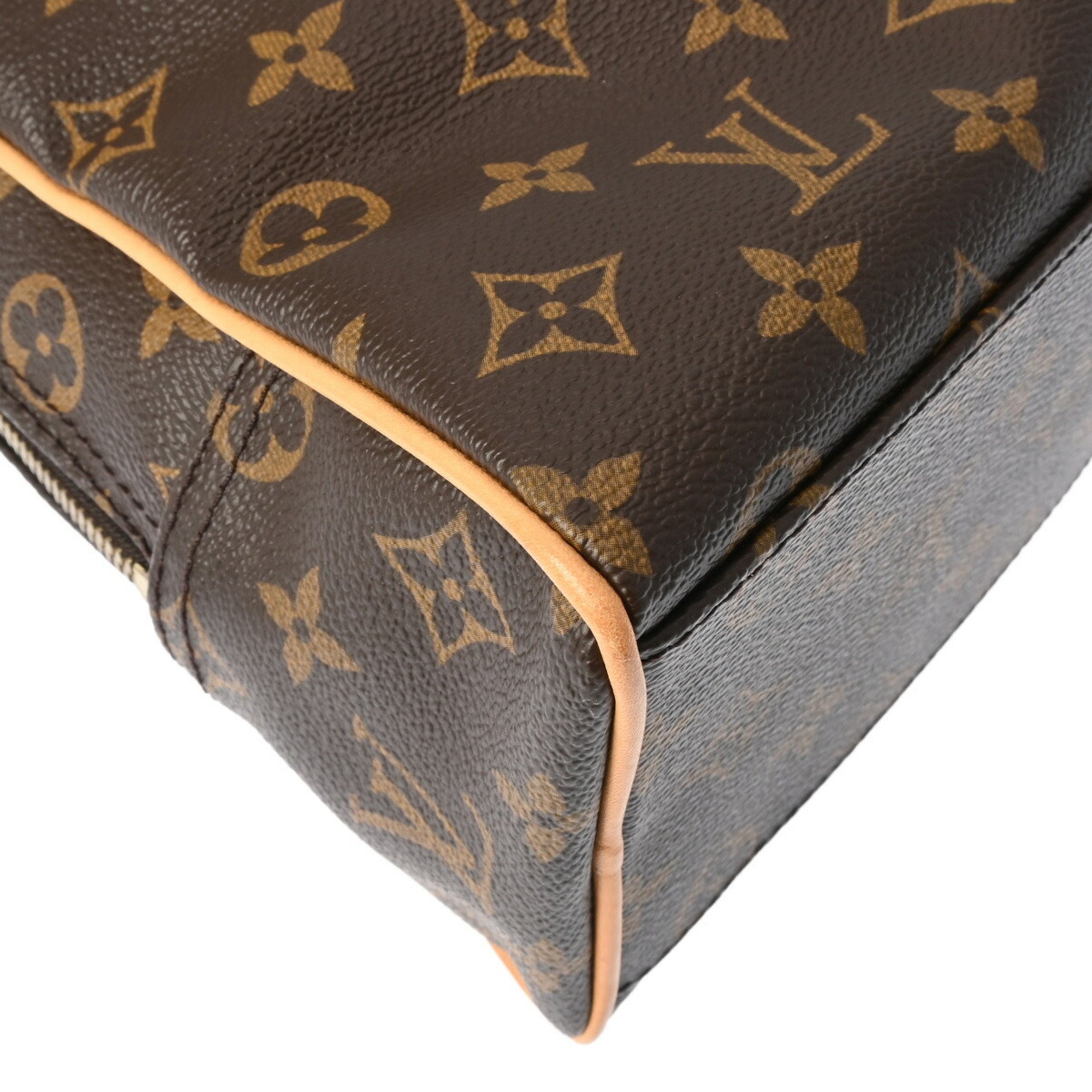 LOUIS VUITTON Louis Vuitton Monogram Manhattan PM Brown M40026 Women's Canvas Handbag