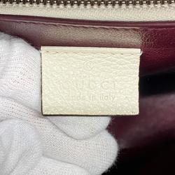 Gucci handbag Zumi 569712 leather ivory ladies