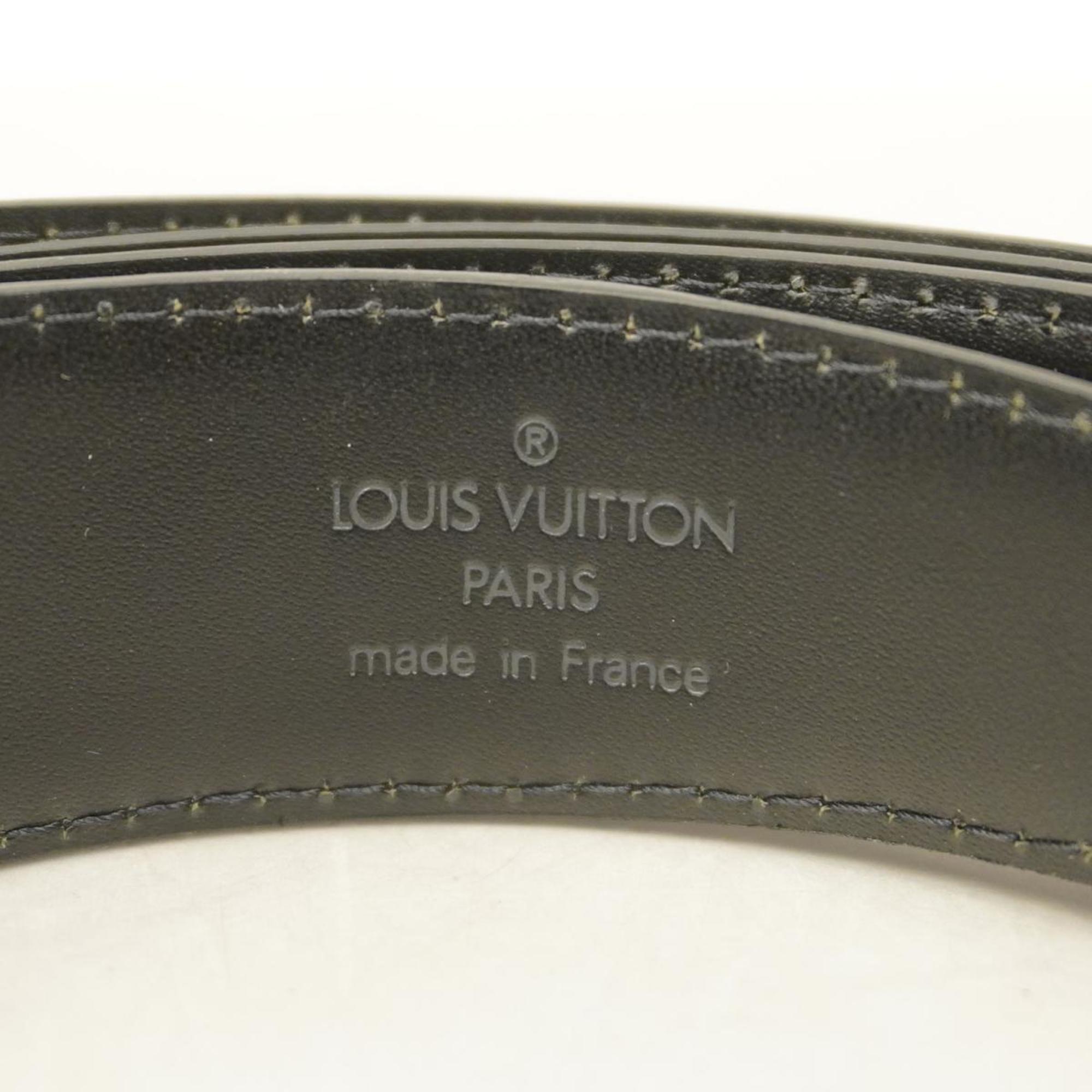 Louis Vuitton Belt Epi Santur Classic M6833 Noir Men's