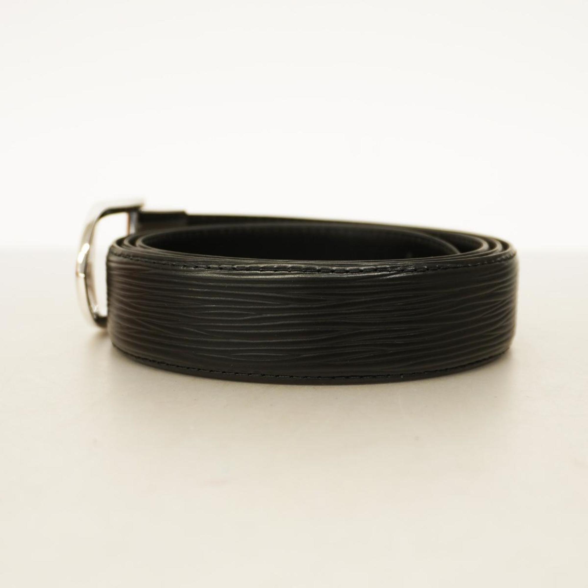 Louis Vuitton Belt Epi Santur Classic M6833 Noir Men's