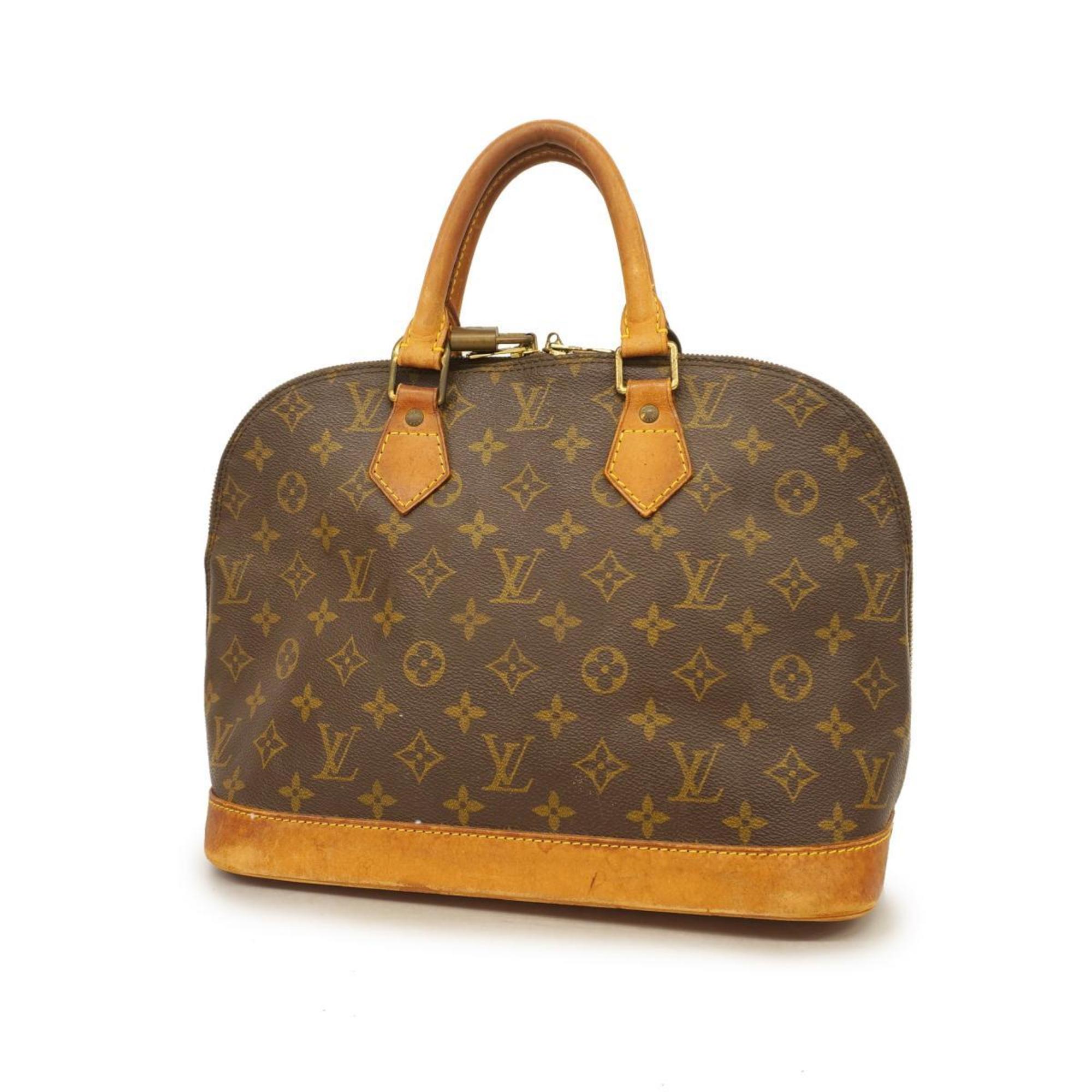 Louis Vuitton handbag Monogram Alma M51130 brown ladies