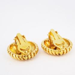 Chanel Earrings Coco Mark Circle GP Plated Gold Women's